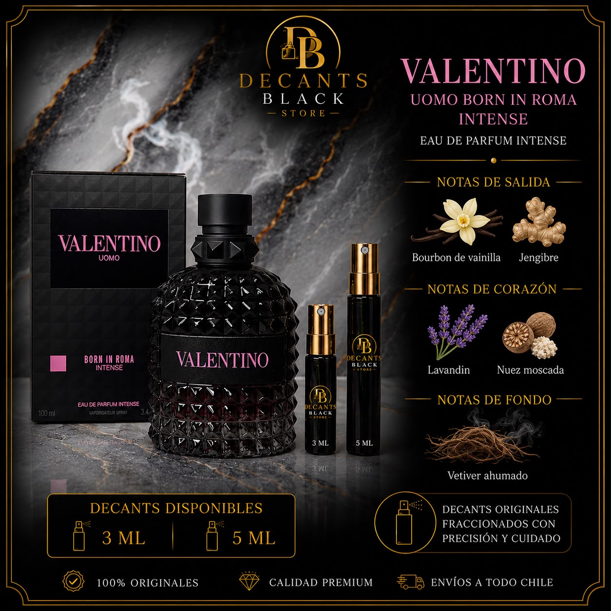 VALENTINO UOMO BORN IN ROMA INTENSE 5  ML