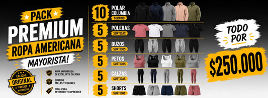 PACK PREMIUM ROPA AMERICANA