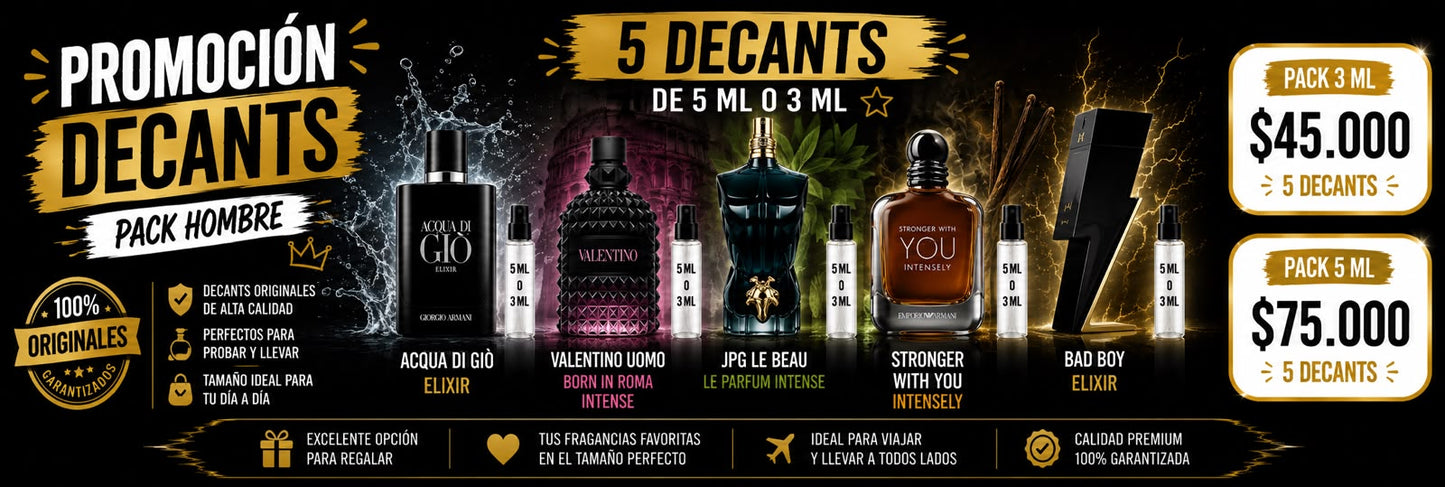 PACK DECANT HOMBRE MAYORISTA